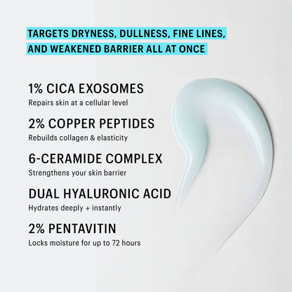 ExoPep | Deeply Hydrating and Regenerative Face Moisturizer | 100ML