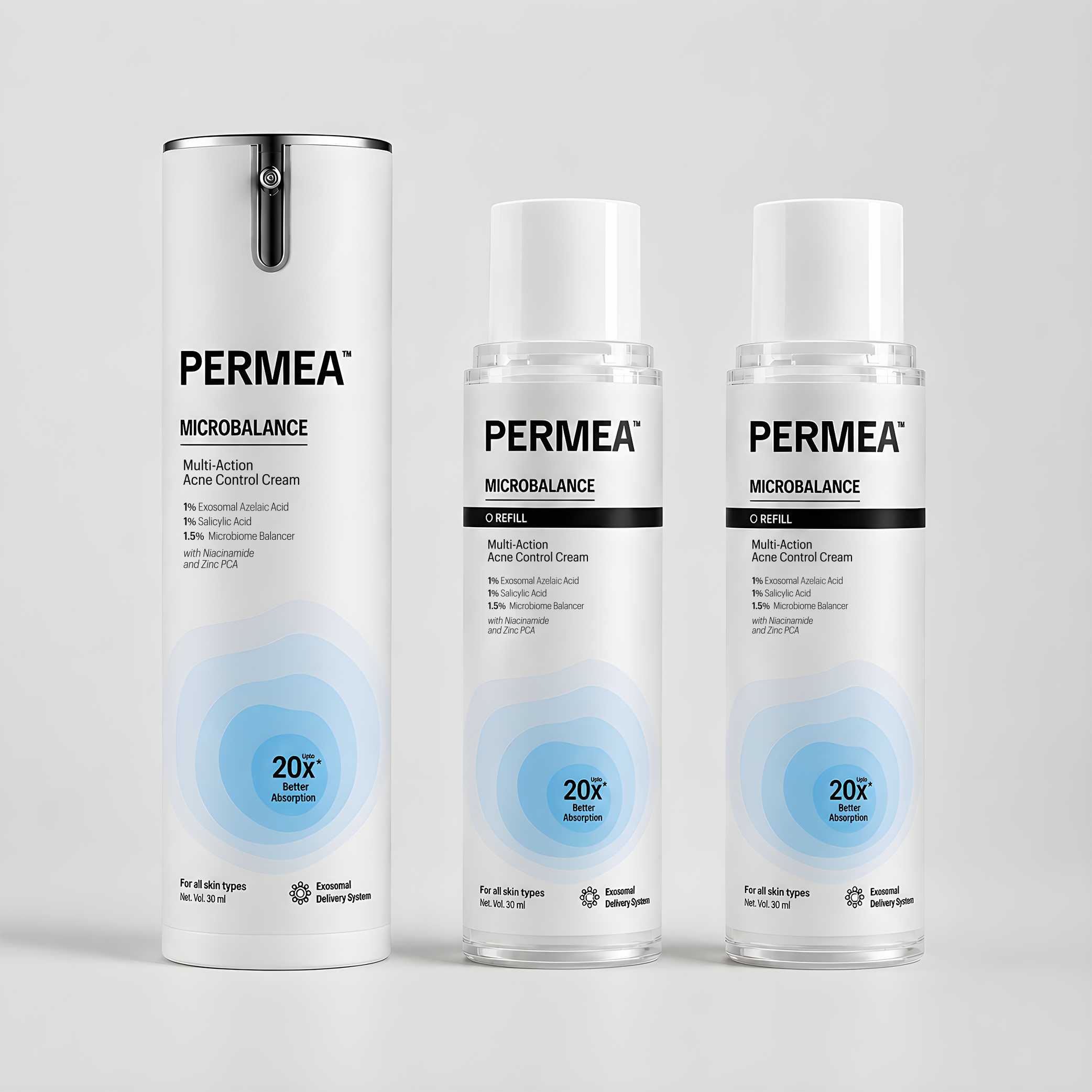 Microbalance | Main Bottle + 2 Refills