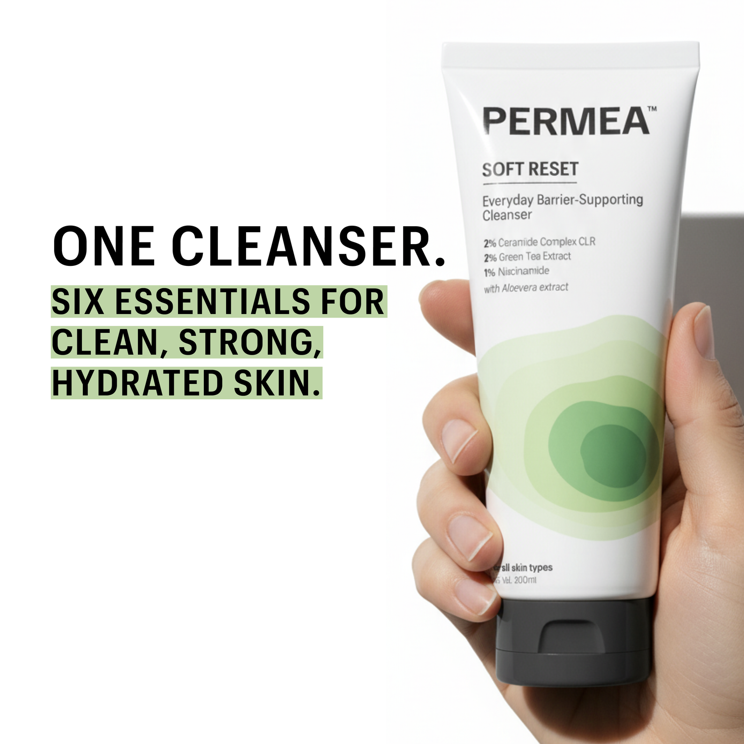 Soft Reset | Everyday Barrier-Supporting Cleanser | 200ML